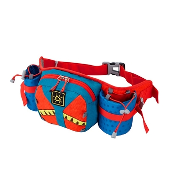 Sportska tašna oko struka za outdoor aktivnosti s dvije boce, najlon, unisex, otisak logotipa