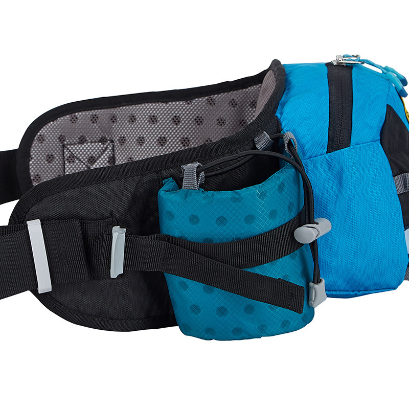 Sportska tašna oko struka za outdoor aktivnosti s dvije boce, najlon, unisex, otisak logotipa