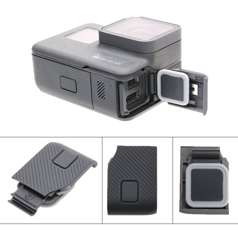 GoPro Hero5/6 bočni poklopac, HDMI/Data poklopac, zamjenski dio, materijal PC+silikon