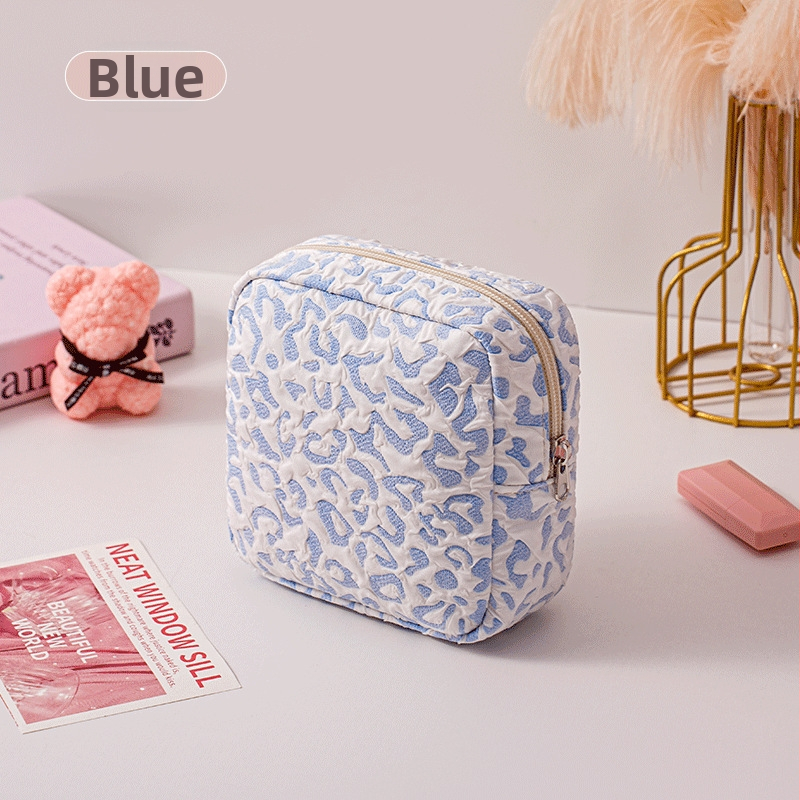 Torba za pohranu higijenskih jastučića i kozmetike s velikim otvorom, poliester, podstava poliester, motiv anime, putnički stil