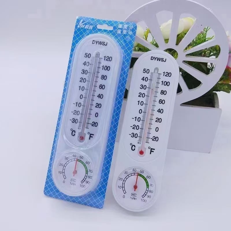 Kehui DYWSJ mjerač temperature i vlage sa suhim i mokrim termometrom, za staklenik, zidni nosač, uz upute na engleskom