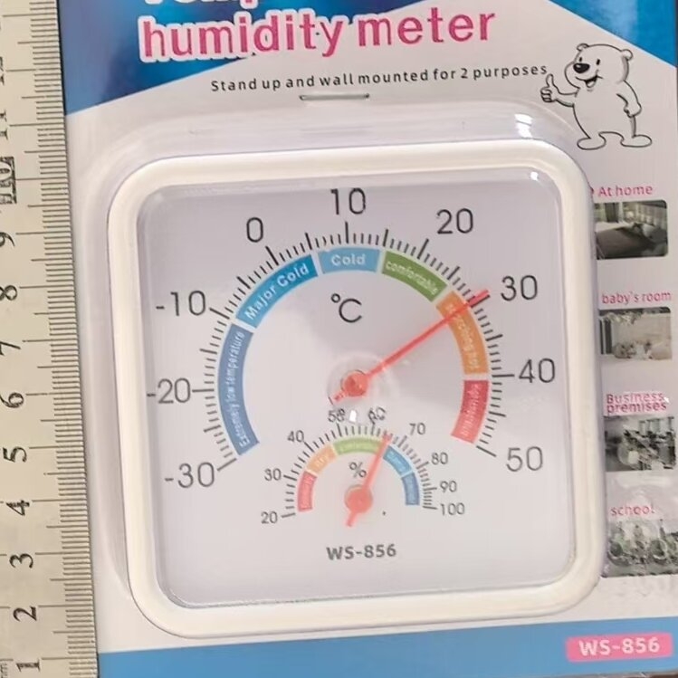 Pokazatelj temperature i vlage, visokoprecizni, za industrijsku i laboratorijsku upotrebu, stolni termometar za uzgoj u stakleniku