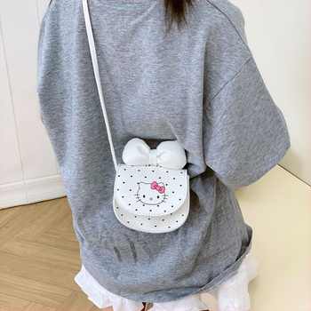 Bērnu crossbody soma ar dzīvnieku motīvu, viegls PU materiāls, piemērota pirmsskolas vecuma meitenēm