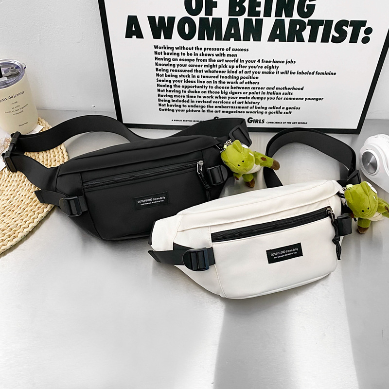 Deréktáska kültéri sportokra, crossbody, vízálló, személyre szabható, uniszex, geometrikus mintázat, logó nyomtatási lehetőség