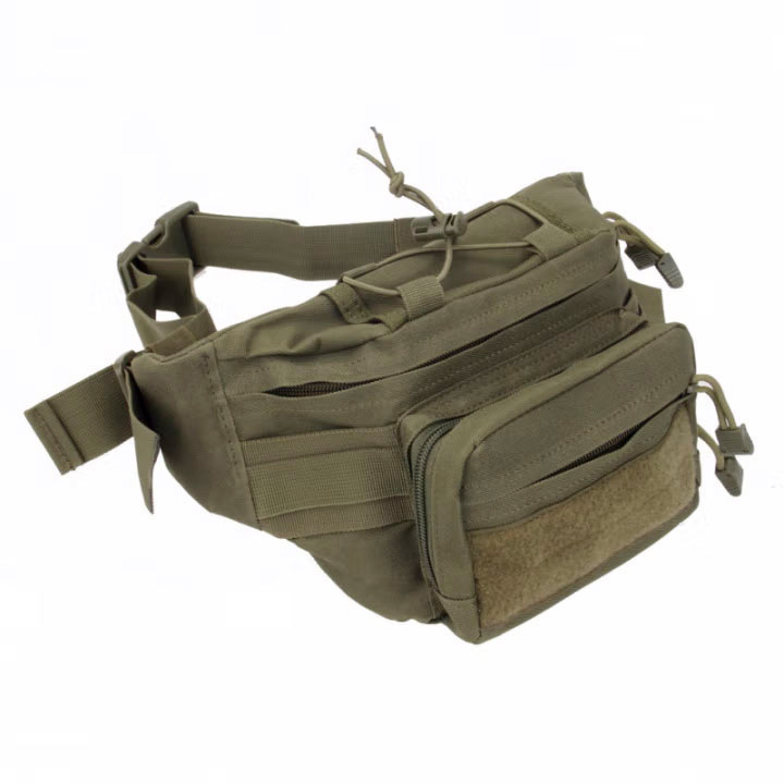Sportska pojas torba s crossbody dizajnom za outdoor aktivnosti, materijal Oxford, vodootporna, otporna na habanje, proširiva