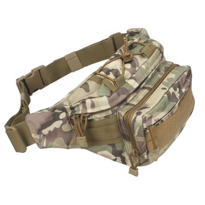 Sportska pojas torba s crossbody dizajnom za outdoor aktivnosti, materijal Oxford, vodootporna, otporna na habanje, proširiva