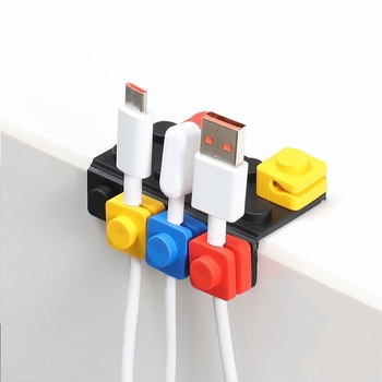 Organizator de cabluri pentru birou și suport USB – Plastic, stil simplu și modern, stocare pe birou, lansat toamna 2014