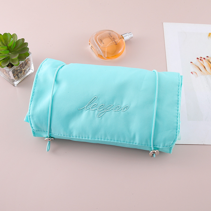 Odvojiva torbica za toaletne potrepštine, velika zapremina, prenosni kozmetički organizator, Oxford platno, odjeljak mokro-suhi