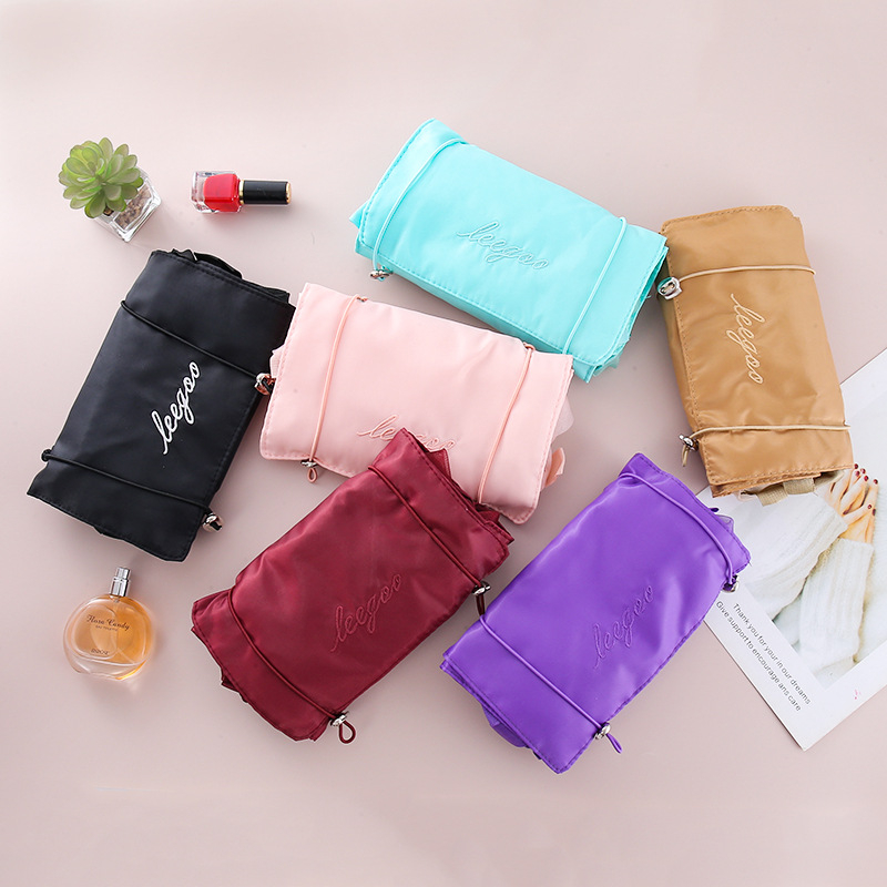 Odvojiva torbica za toaletne potrepštine, velika zapremina, prenosni kozmetički organizator, Oxford platno, odjeljak mokro-suhi