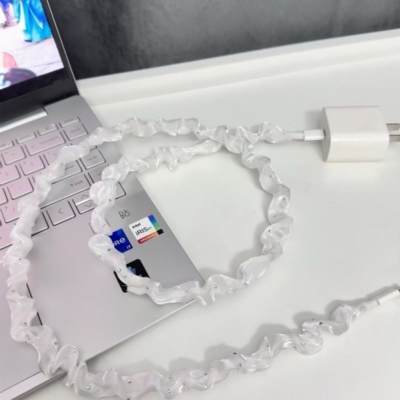 Zaštita za podatkovni kabel s karikaturnim dizajnom, otporna na lomljenje, Type-C kopča, kompatibilna s Androidom i Appleom; pogodna za kablove do 1 m