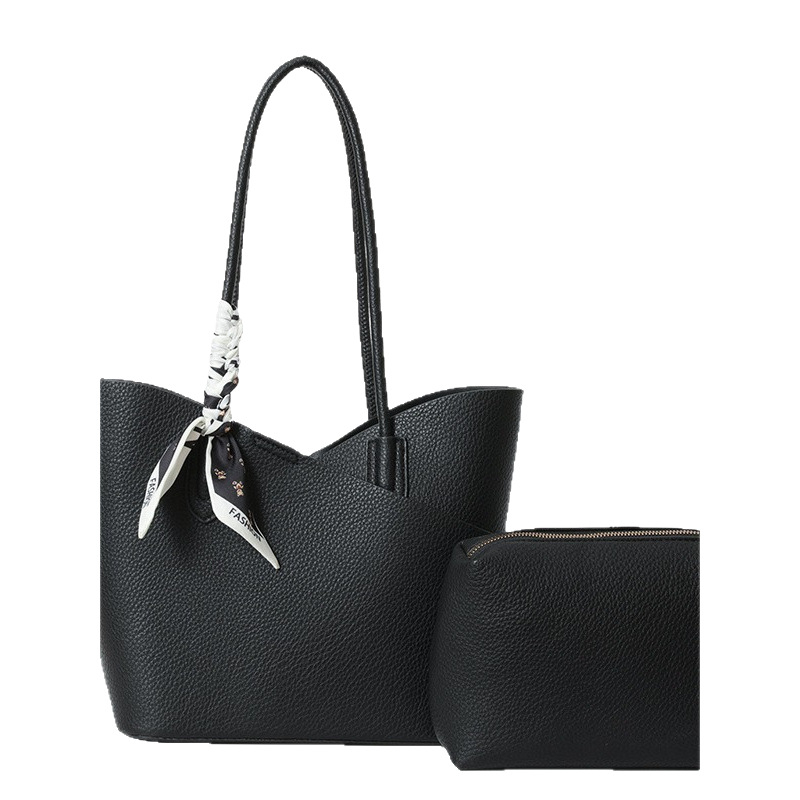 Geantă tip găleată, stil unisex, material PU, închidere cu fermoar, buzunar interior laminat cu fermoar