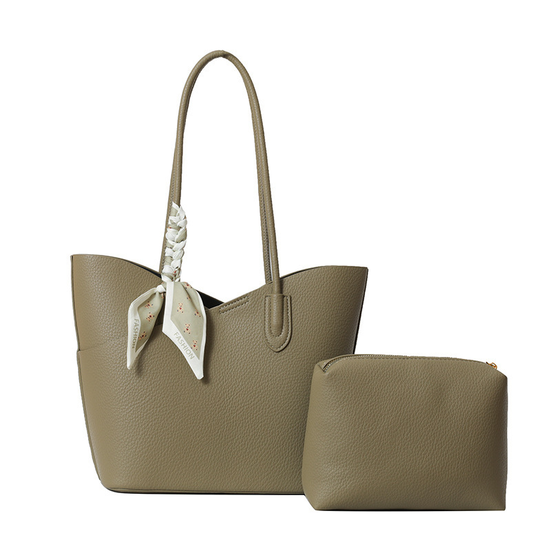 Geantă tip găleată, stil unisex, material PU, închidere cu fermoar, buzunar interior laminat cu fermoar
