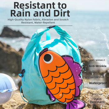 Bērnu ūdensizturīga neilona mugursoma ar dzīvnieku rakstu, universāla, zīmols Little insect home, ārējiem sporta pasākumiem