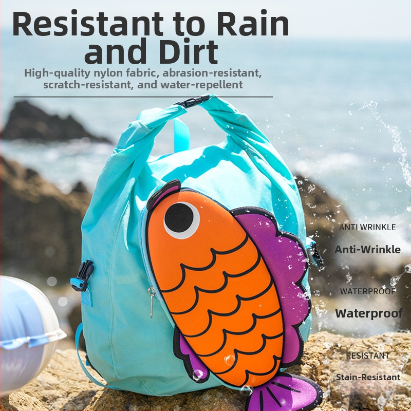 Bērnu ūdensizturīga neilona mugursoma ar dzīvnieku rakstu, universāla, zīmols Little insect home, ārējiem sporta pasākumiem