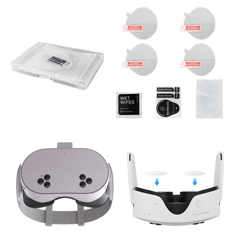 folie TPU moale pentru protecția lentilelor Meta Quest 2/Quest 3 S, transparanță înaltă >90%, grosime 0.01 cm