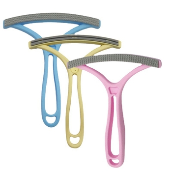 Yi chong Îndepărtător de păr pentru animale, design curbat, din plastic + TPR, pentru covoare, haine, canapele și paturi pentru animale