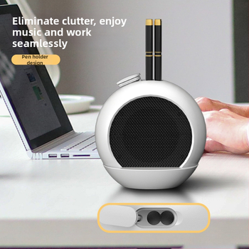Vezeték nélküli Bluetooth hangfal ébresztővel, hőmérővel, digitális kijelzővel és telefon-tartóval; Bluetooth 5.3, 5W teljesítmény, 20 Hz–20 kHz frekvencia, SNR ≥85 dB, beépített 1000–1200 mAh akkumulátor