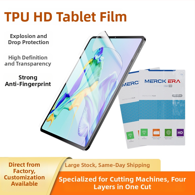 HD TPU hüdrogeeli ekraanifilm tahvelarvutitele - esikaitse, sõrmejälgede vastu, iseseisev taastumine