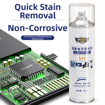 Elektronisko komponentu tīrīšanas šķidrumu 530 precīzs elektroniskais tīrīšanas līdzeklis datoru komponentēm un LCD ekrānu tīrīšanai (Modelis 530 • Datora komponentes • LCD ekrānu tīrīšana)