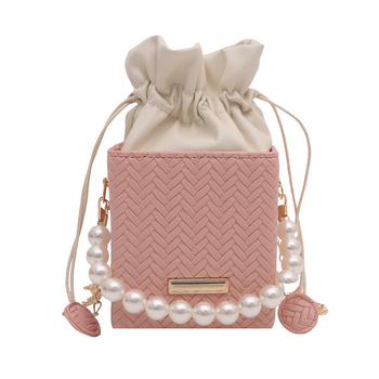 Geantă crossbody cu stil street-trend, închidere cu șnur, buzunar cu fermoar, fără căptușeală, curea o singură (stil street-trend; închidere cu șnur; buzunar cu fermoar; fără căptușeală; curea simplă)