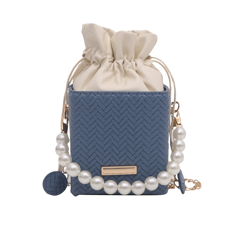Geantă crossbody cu stil street-trend, închidere cu șnur, buzunar cu fermoar, fără căptușeală, curea o singură (stil street-trend; închidere cu șnur; buzunar cu fermoar; fără căptușeală; curea simplă)