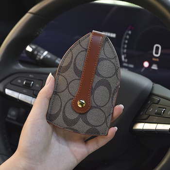 Unisex PU torbica za ključeve automobila, multifunkcionalna, vodootporna, retro stil