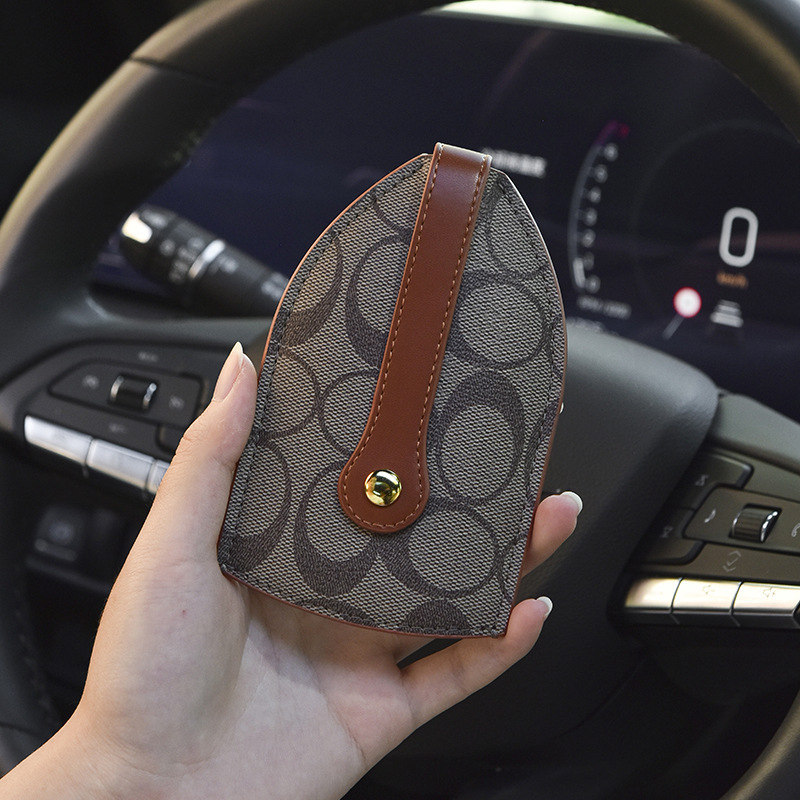 Unisex PU torbica za ključeve automobila, multifunkcionalna, vodootporna, retro stil