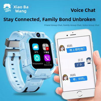Детски смарт часовник с 4G, HD видео обаждания, GPS проследяване, IPS сензорен екран, слот за SIM карта