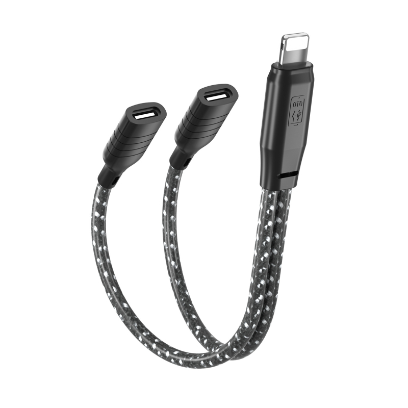 OTG Type-C adapter kabel za bežični Lavalier mikrofon s digitalnim čipom, punjiv, duljina 0,15 m