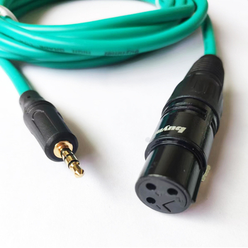 Izbalansirani kabel za mikrofon: XLR samica na 3,5 mm, 48V kondenzatorski mikrofon, SO8, izbalansirana linija