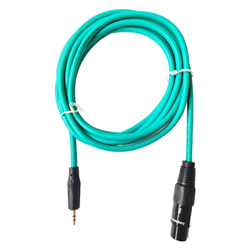 Izbalansirani kabel za mikrofon: XLR samica na 3,5 mm, 48V kondenzatorski mikrofon, SO8, izbalansirana linija