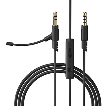 Audio kabel s mikrofonom — Qilian V3pro-heise, pozlaćen, bakreno jezgro s premazom srebra