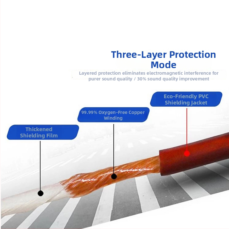 XLR kábel pre mikrofón, mužský–ženský konektor, zlaté konektory, bezkyslíkový meďový vodič, ROHS