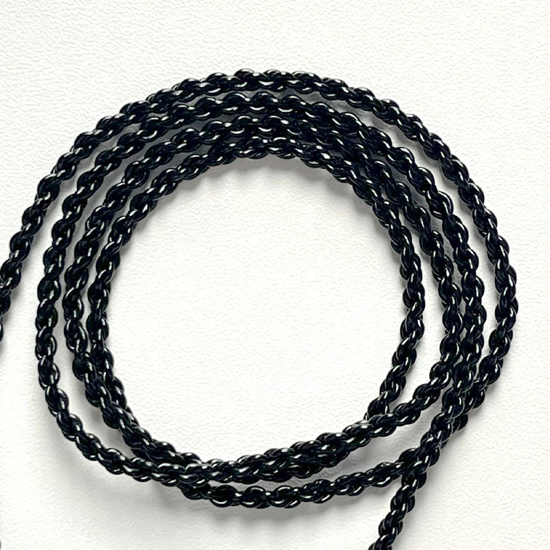Slušalački audio kabel – četverostruko uvijena bakrena jezgra, bakar bez kisika, promjer 0,78 mm, ručno pleteno, 3,5 mm priključak