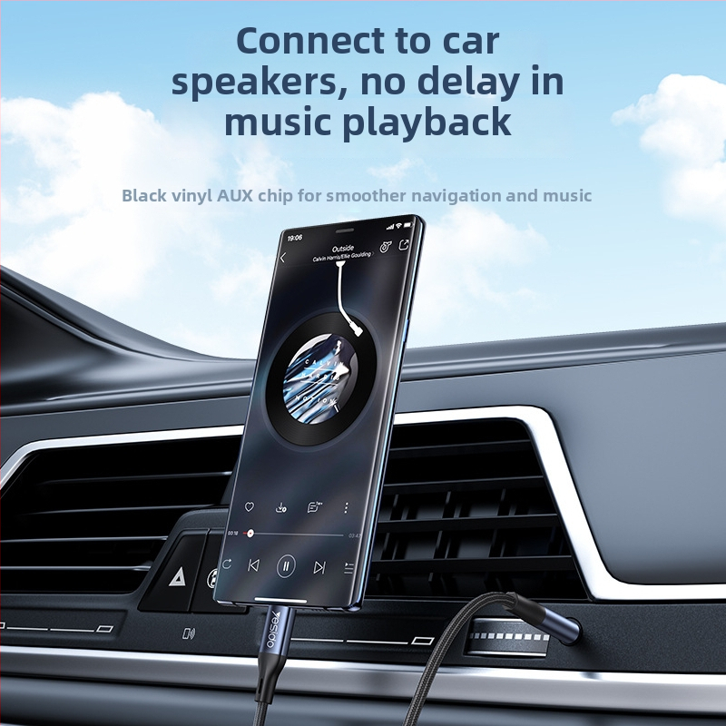 Yesido YAU36 Audio kábel, nylon jadro, vodič: hliníková zliatina + TPE, kompatibilné s autom, počítačom, mobilným telefónom a tabletom