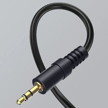 AUX audio kabel, 3,5 mm muško-muški, dvostruka završnica, ručno varen, za auto i računala zvučnike, CCS jezgro – bakreno prekriven aluminij