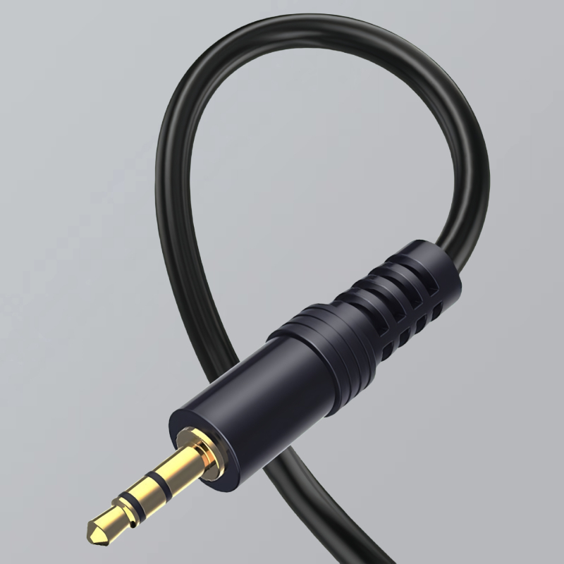 AUX audio kabel, 3,5 mm muško-muški, dvostruka završnica, ručno varen, za auto i računala zvučnike, CCS jezgro – bakreno prekriven aluminij