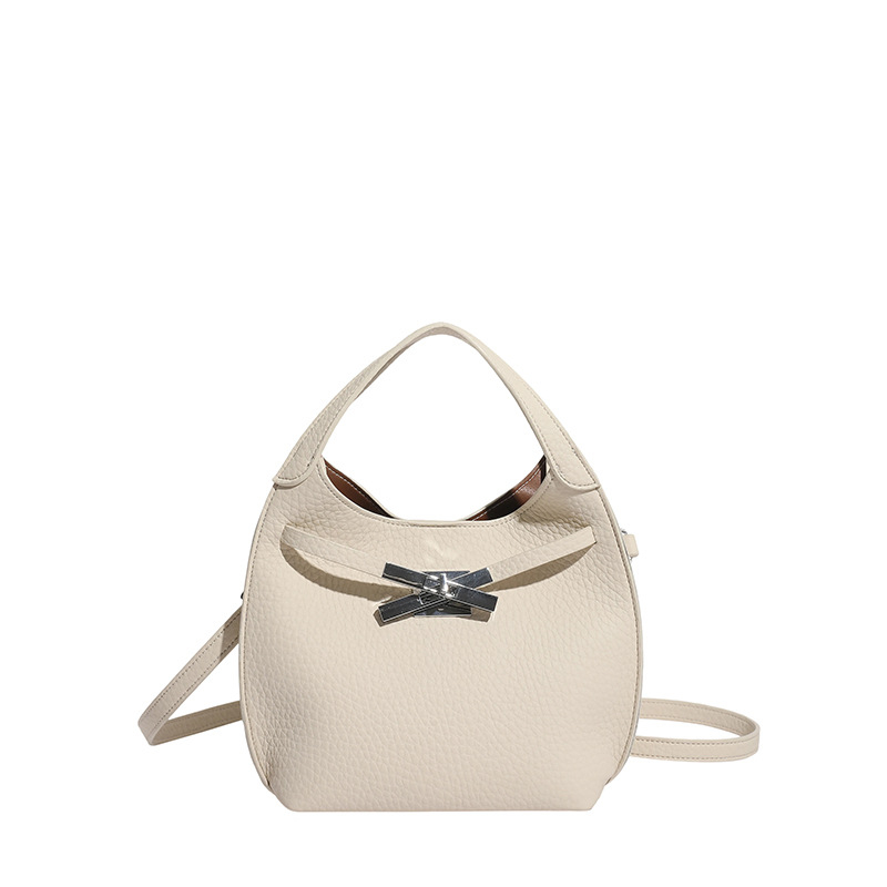Női PU bőr bucket táska, közepes méretű, téli 2025 kollekció, váll- és crossbody viselés