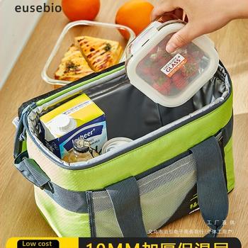 Izolačná taška na vonkajšie použitie - nylon, vodeodolný materiál, unisex pre dospelých, na donášku jedla