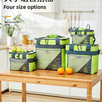 Izolačná taška na vonkajšie použitie - nylon, vodeodolný materiál, unisex pre dospelých, na donášku jedla