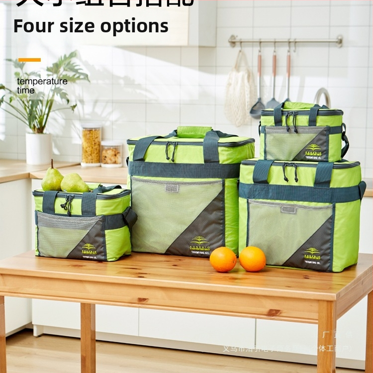 Izolačná taška na vonkajšie použitie - nylon, vodeodolný materiál, unisex pre dospelých, na donášku jedla