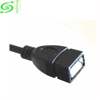 USB 2.0 predlžovací kábel pre dáta a napájanie - Donghe, PVC plášť, ROHS certifikovaný, pre audio a video periférie