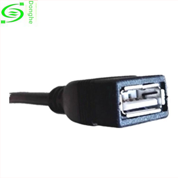 USB 2.0 predlžovací kábel pre dáta a napájanie - Donghe, PVC plášť, ROHS certifikovaný, pre audio a video periférie