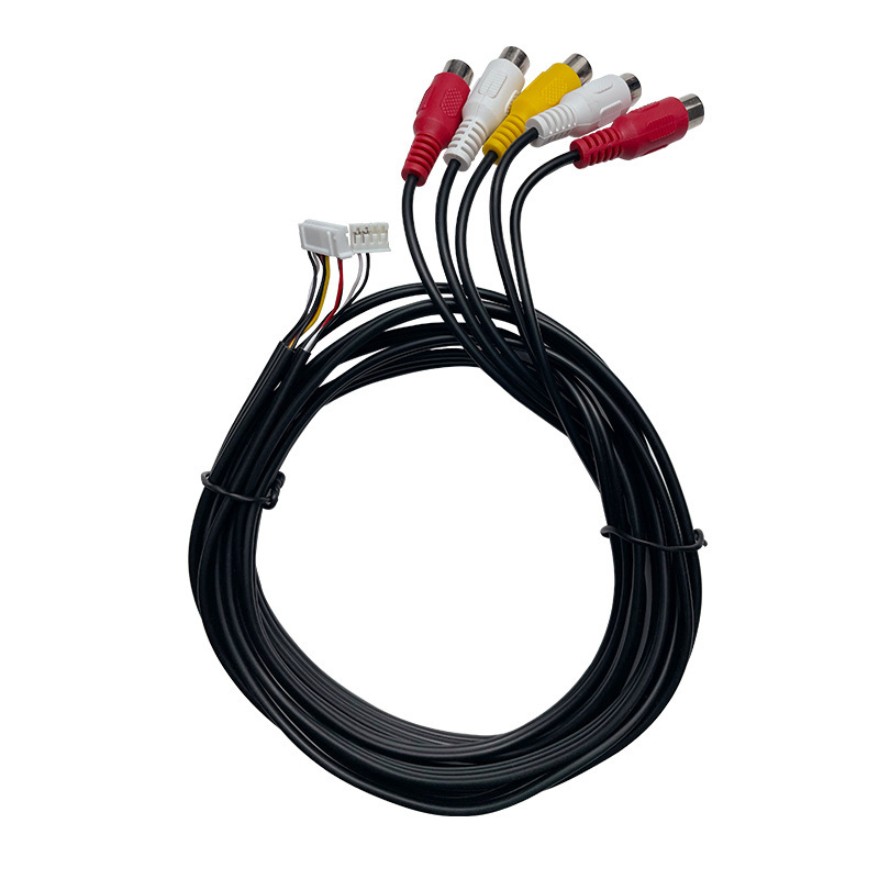 RCA linijski kabel - zlatno pokriveno, PET jezgro, bakreni vodovi, Rohs potvrda za digitalni audio/video