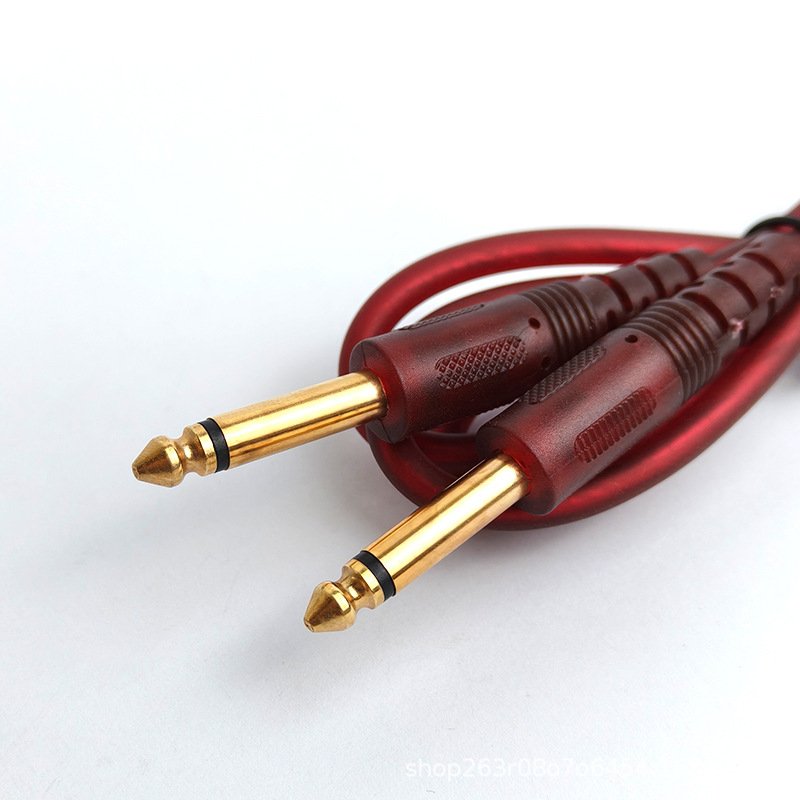 Audio kabel 6.5–6.5 s muškim 6,35 mm konektorima, zlatno obloženi OFC vodiči, gole bakreno jezgro
