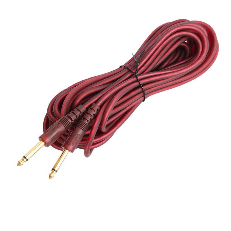 Audio kabel 6.5–6.5 s muškim 6,35 mm konektorima, zlatno obloženi OFC vodiči, gole bakreno jezgro