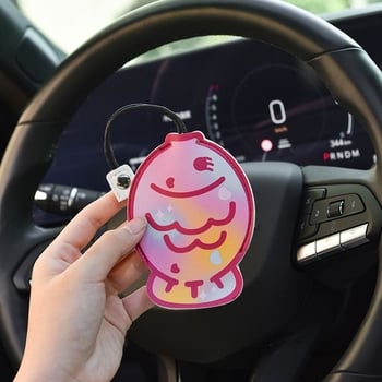 Karikaturás kulcstartó táska – nagy kapacitás, PU anyag, lopás elleni védelem, bővíthető, kihúzható dizájn