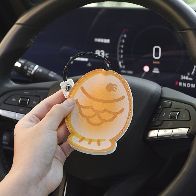 Karikaturás kulcstartó táska – nagy kapacitás, PU anyag, lopás elleni védelem, bővíthető, kihúzható dizájn