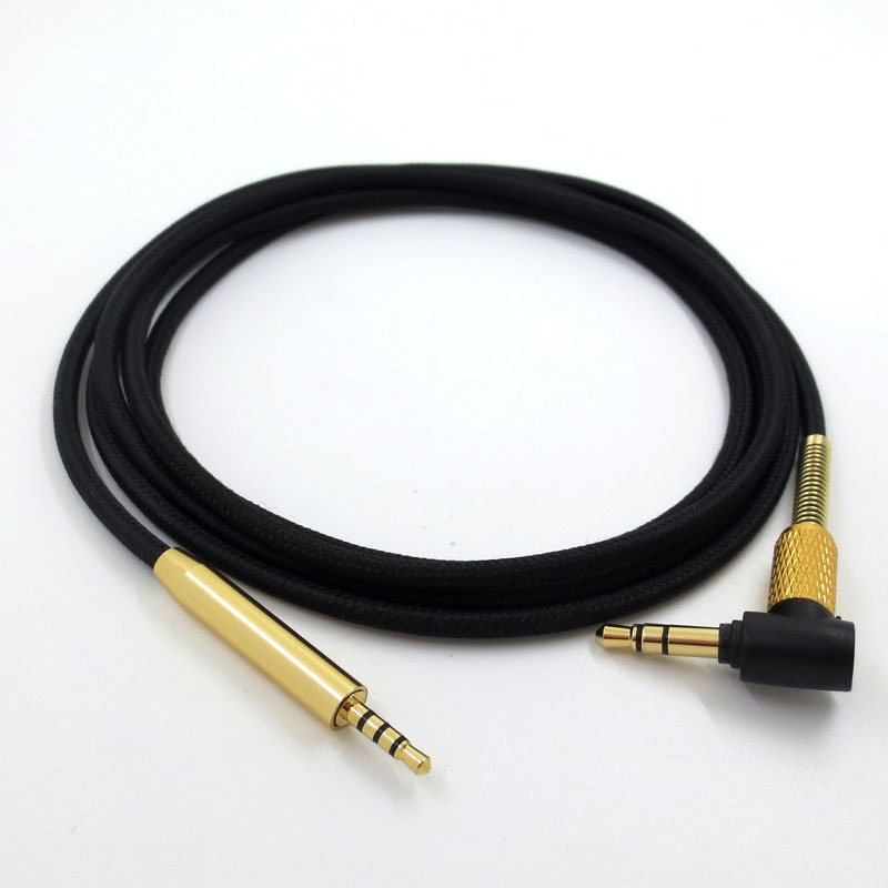 Cablu audio pentru căști, 2,5–3,5 mm, cu control în linie, cupru fără oxigen, ROHS