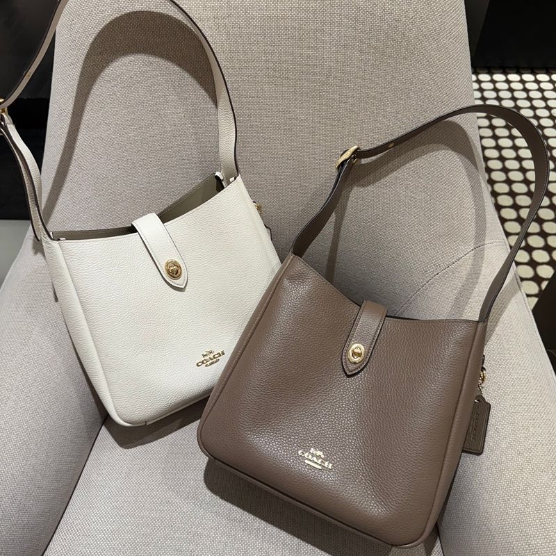 Bucket чанта, естествена кожа, вертикална квадратна форма, джоб за мобилен телефон, пролет 2025 издание